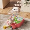 2024 New Electric beading shooting game machine, beading puzzle, concentration, parent-child, children's toys for boys and girls Specification image
